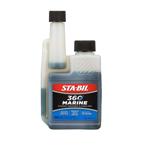 STA-BIL MARINE FORMULA GAS-DIESEL FUEL STABILIZER - ETHANOL TREATMENT 8 OZ. CONCENTRATED