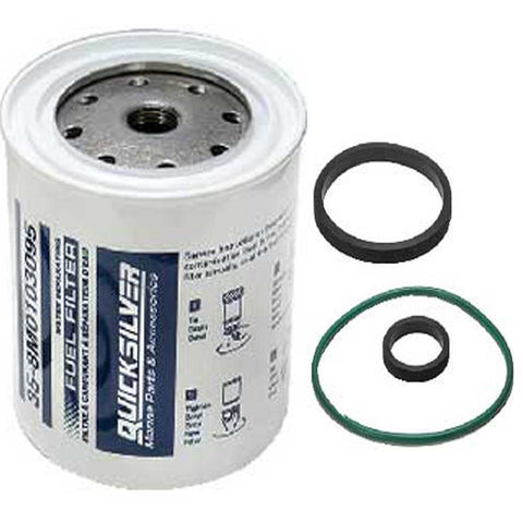 Fuel Filter Quicksilver Filter Fuel-Water Separating 11/16-16 Thread 35-8M0103095