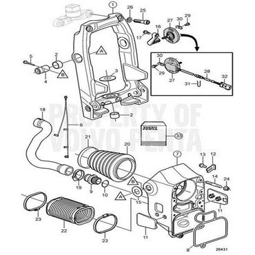 Shaft Volvo Penta Stern Drive Shaft OEM Volvo Item 3840999