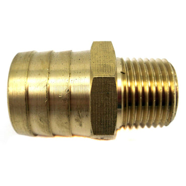 BARB THERMOSTAT HOUSING HOSE BARB BRASS STRAIGHT FITTING 1/2" INCH NPT X 1" INCH  OEM 50-512-017