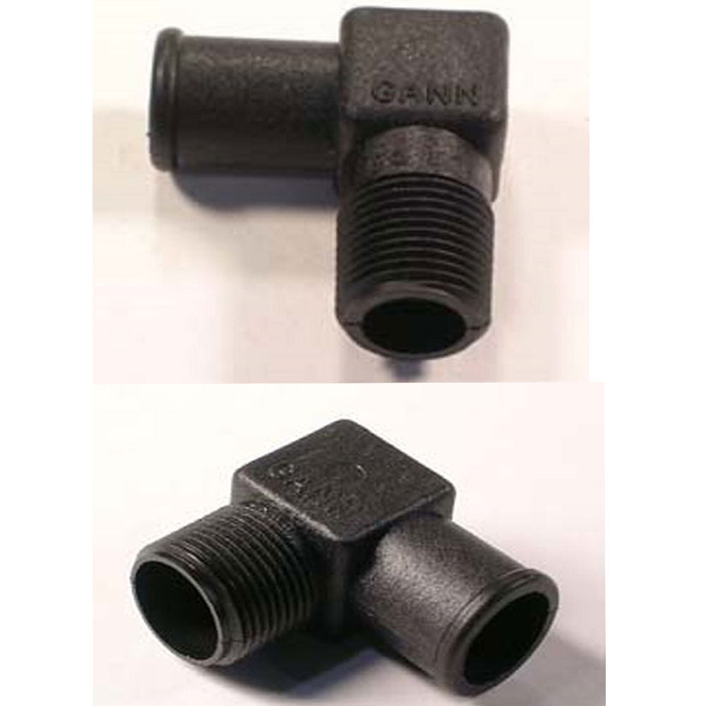 Manifold Elbow Kit Nylon EXT Manifold Replaces Old 1 Piece T-Fitting Indmar OEM 605012_605019 - 60-5084K