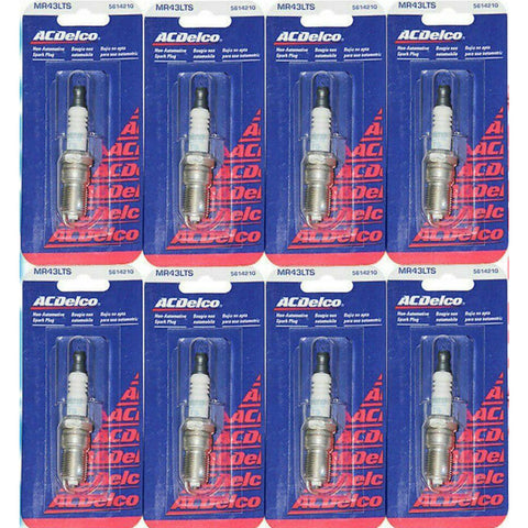 Spark Plug Set Vortec 5.7L AC Delco Replaces PCM RP030008 MR43-LTS Set Of 8