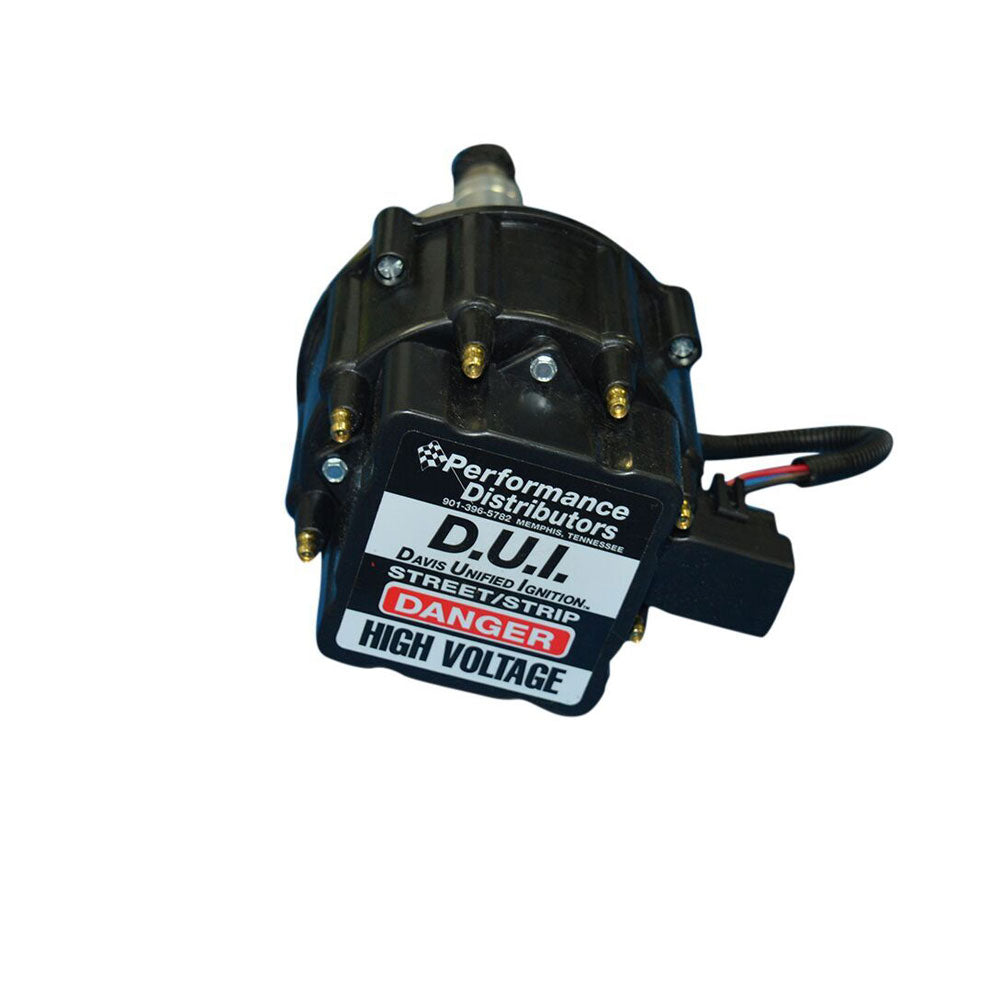 Distributor DUI Performance 302 - 289 Right Hand Reverse Rotation Blac