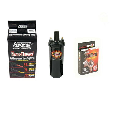 Ignition Coil Pertronix Flame Thrower 1.5 ohm Black OEM# IG-40011