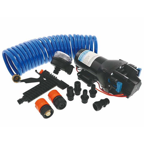 HotShot HD4 Heavy Duty Washdown Pump - 12V - 4 GPM - 60 PSI Kit Jabsco Q401J-118N-4A
