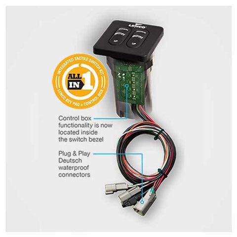 Integrated Trim Tab Switch Kit with LED Indicator Lights Lenco Marine 15170-001