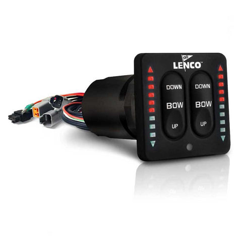 Integrated Trim Tab Switch Kit with LED Indicator Lights Lenco Marine 15170-001