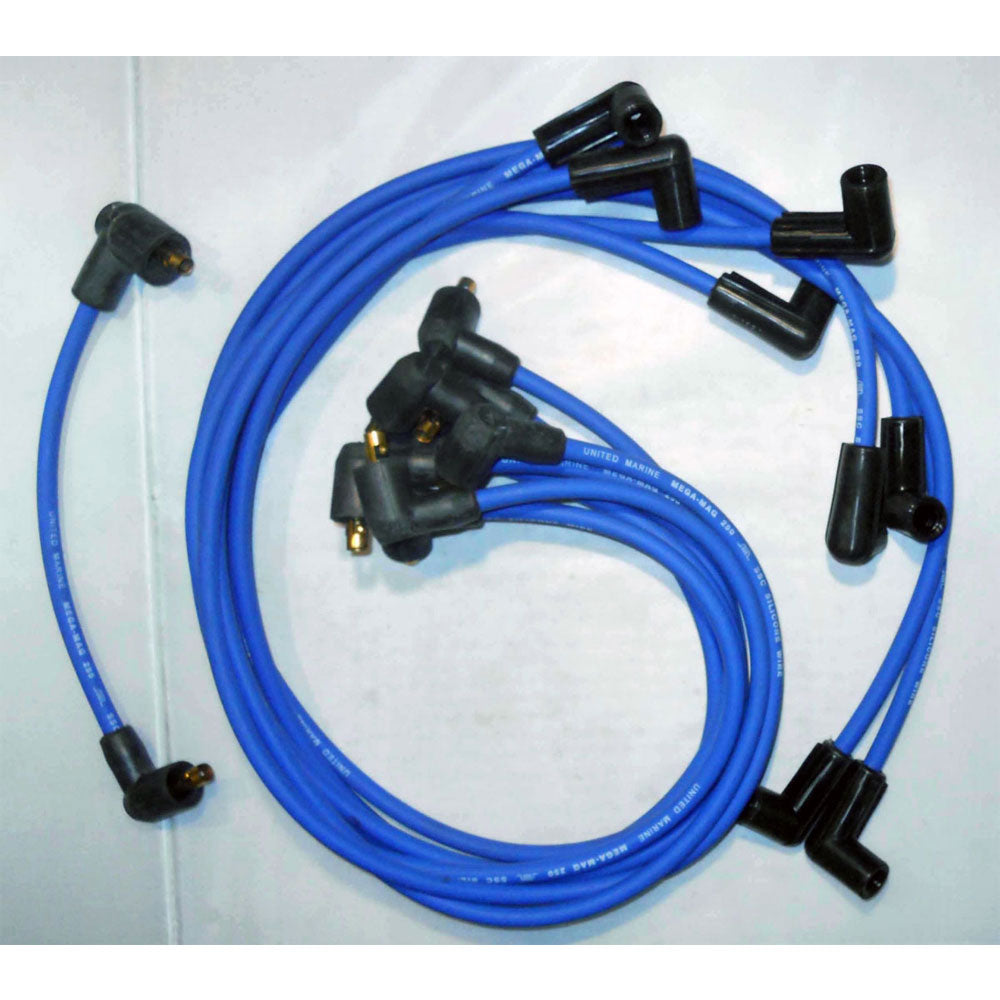 MEGA-MAG CUSTOM WIRE SET SPARK PLUG AND COIL BIG BLOCK BLUE COLOR UIW-110