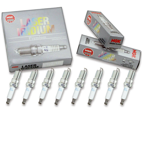 Spark Plug Set NGK-5599 Laser Iridium ITR4A15 Set Of 8 Replaces PCM RP030010