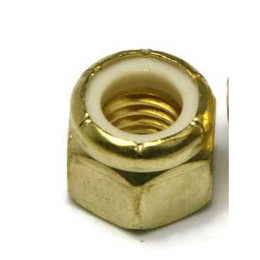 Nylock Prop Nut Brass For 1" Or 1-1/8" Shafts Nylon Prop Nut