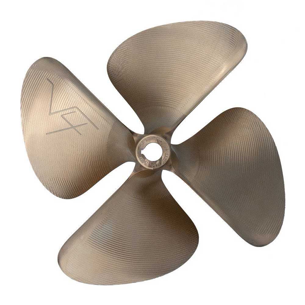 # 1922 OJ WAKEPRO-V4 - 4 Blade Propeller 1-1/4" Left Hand 15.00 X 12.50 Cup .120 New V-4 Series