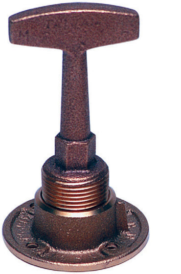 Drain Plug 1/2 Inch NPT Complete Assembly T-Handle And Drain Plug Bronze Garboard