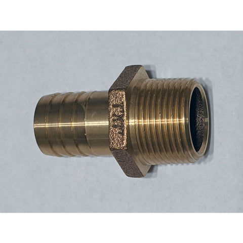 Hose Barb 1 Inch Straight Brass For Marine Hardware 1" Strainers OEM Marine Hardware