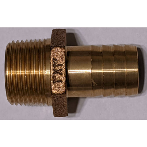 Hose Barb 1 Inch Straight Brass For Marine Hardware 1" Strainers OEM Marine Hardware