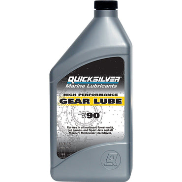 GEAR LUBE HIGH PERFORMANCE SAE 90 ONE QUART QUICKSILVER BRAND QS-92-858064Q01