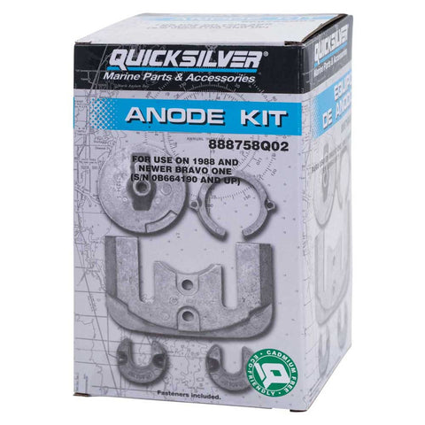 Bravo I Aluminum Anode Kit Quicksilver® 97-888758Q02