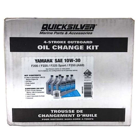 Yamaha Outboard Oil Change Kit F200-F250 Quicksilver 98-8M0162420