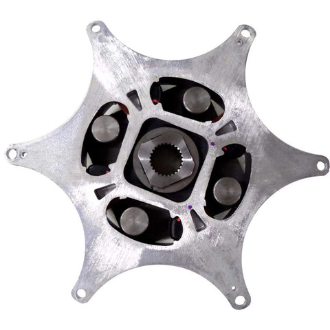 OEM Crusader damper plate fits 262, 305, 350, 454, and 502 cu. in. marine engines to ZF Hurth and Velvet Drive 5000 series transmissions. OEM Crusader damper plate R140019Damper Plate Standard Plate GM 5.7 - 5.0 - Hurth OEM R140019