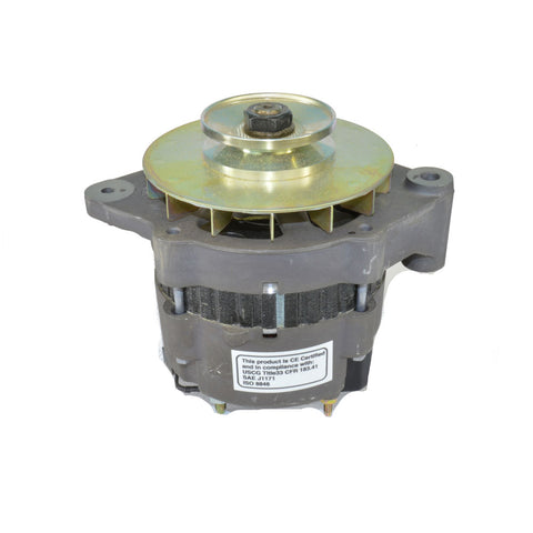 Alternator 55 Amp Internal Regulator GM Yellow Lead PCM And Indmar 1/2" V-Belt Pulley