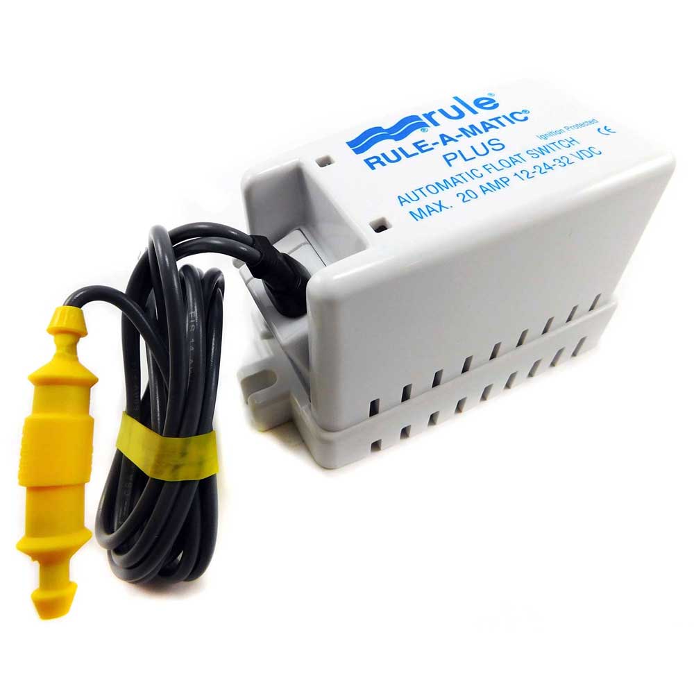 Rule Switch Rule-A-Matic Plus Float Switch With Fuse Holder RULE-40FA