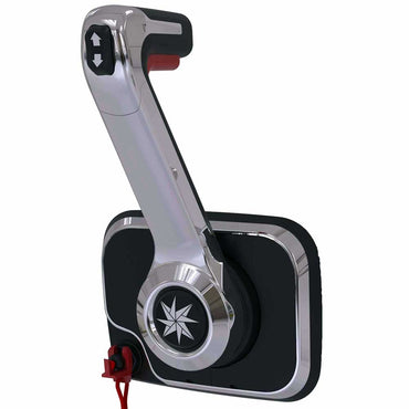 Xtreme chrome side mount control with engine cut-off and trim switch. SEASTAR-CHX8051P