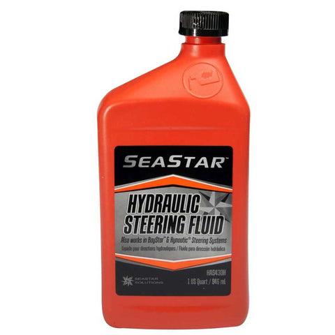 Complete SeaStar hydraulic steering system for single or dual rudder inboard steering applications includes helm pump, steering cylinder HC5312-3, 60 ft. of tubing, & 2 quarts of hydraulic steering fluid. Seastar Inboard Steering Kit SEASTAR-HK4410-3