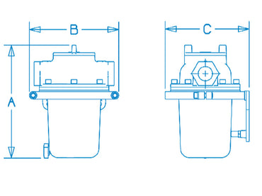 Sea Strainer Complete Assembly Marine Hardware 1-1/4 Inch NPT