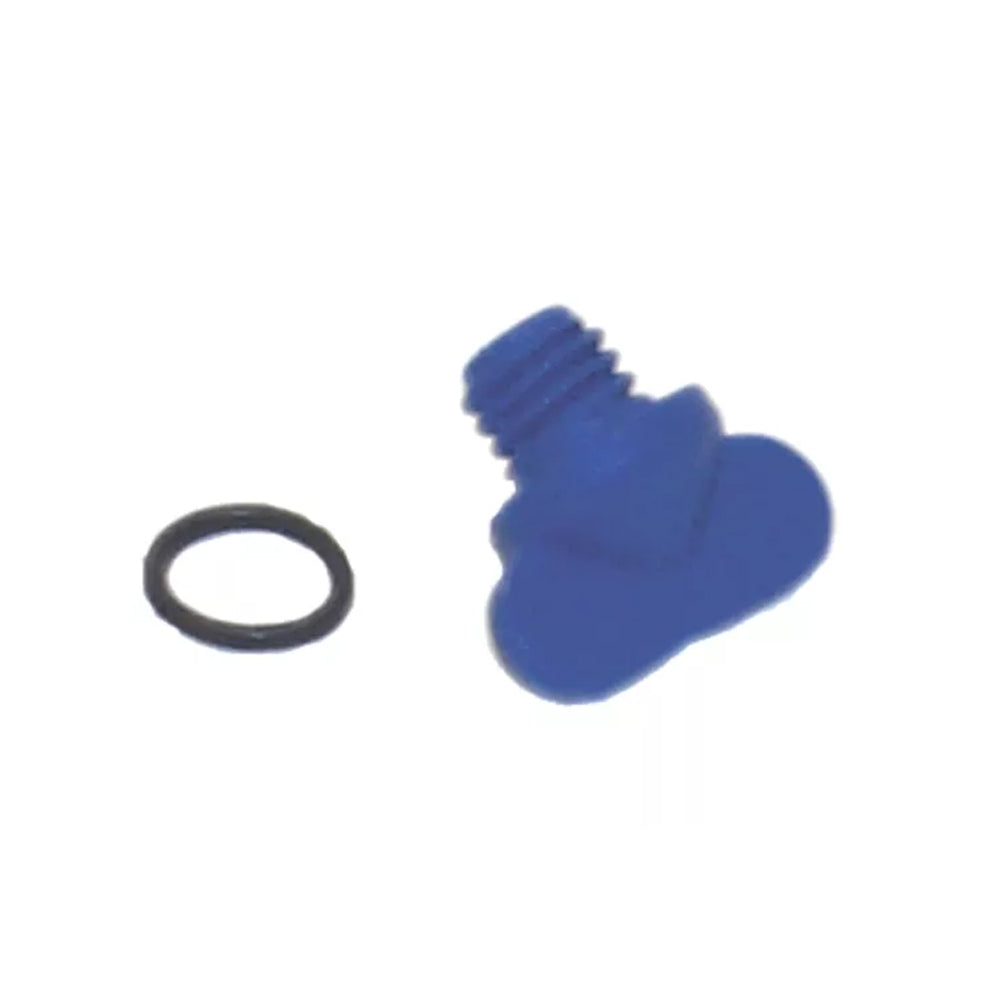 Drain Plug With O-Ring Blue - OEM# 22-806608A02 Sierra Brand
