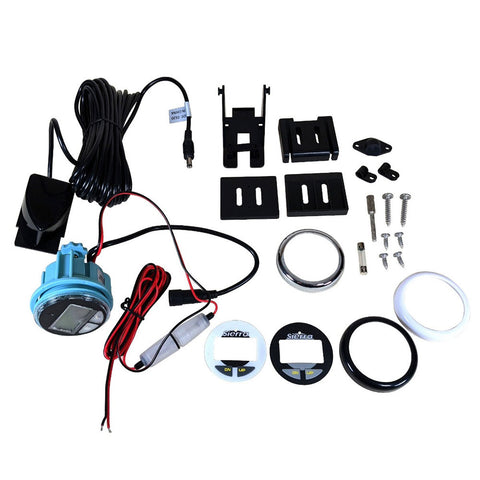 Versatile all-in-one depth gauge kit includes a customizable gauge and dual-mount transducer that will work for most applications.