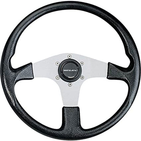 STEERING WHEEL ULTRAFLEX CORSE BLACK - SILVER UFLCOURSE-BS