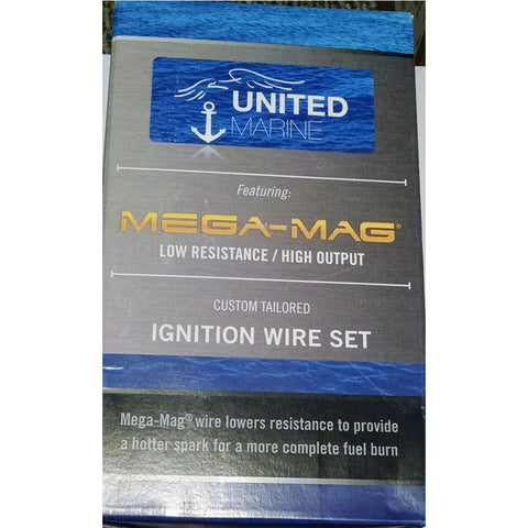 Wire Set Spark Plug And Coil Indmar 5.7L HVS Mega-Mag Blue High Performance Upgrade From 75-6004 UIW-217