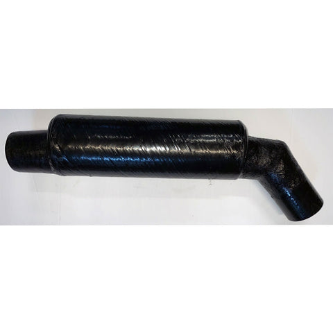 2000-2006 Muffler Mastercraft - 3.5"  Inlet w/40° Angle - 3.5" Outlet - SS19/PS190/205/209 OEM 252033