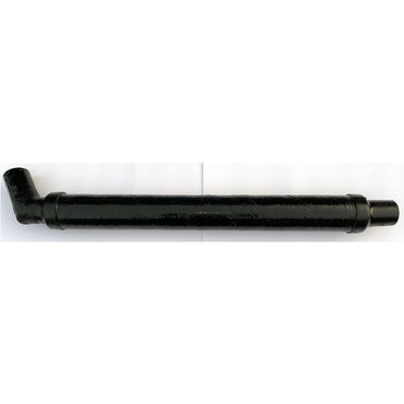 Muffler Interchangeable Angled 3 Inch O.D. 60° Inlet With 3 Inch O.D. Straight Outlet 43 Inches Long OEM UM-288-3001