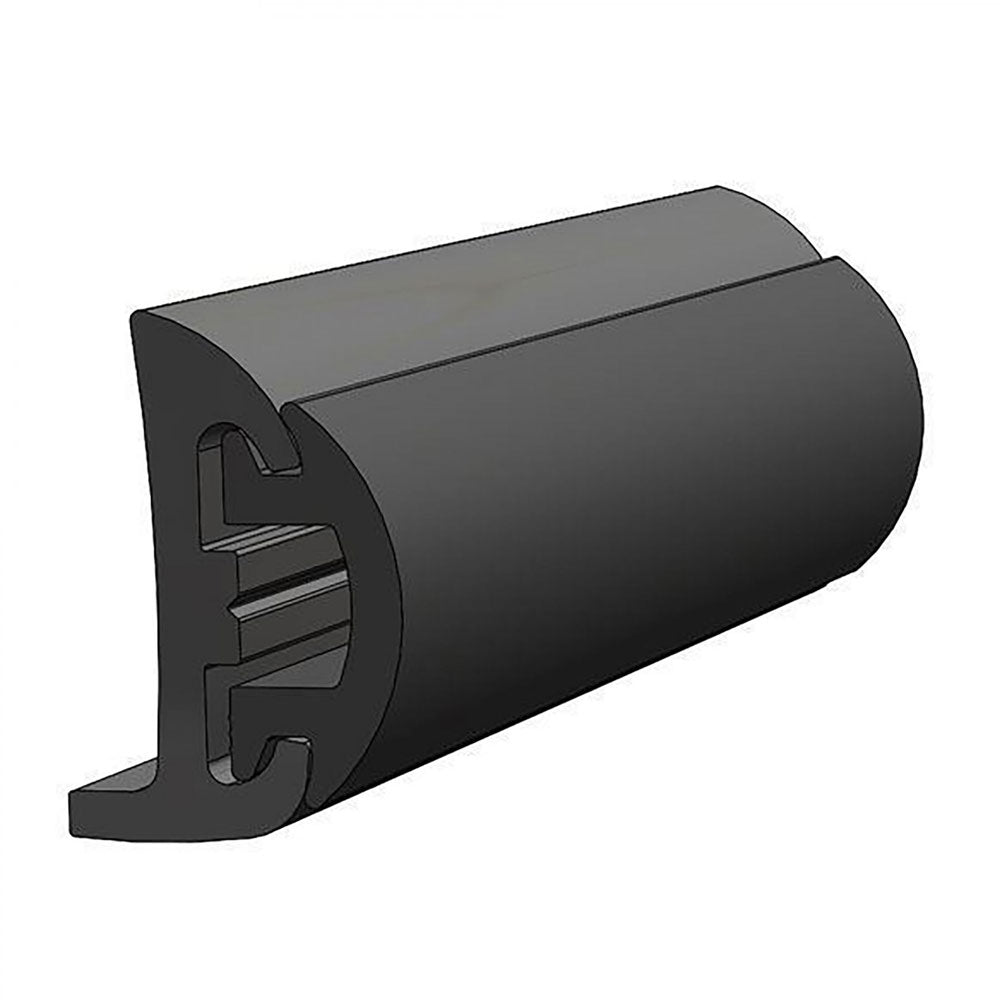 Rub Rail Kit Complete Kit Semi Rigid Vinyl Black Rail With Black Inser