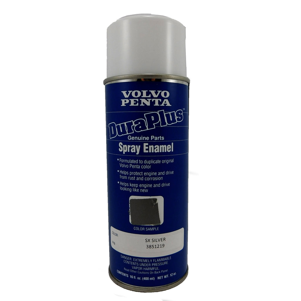 Volvo Penta 3851219 12 oz. SX Silver Touch Up Spray Paint