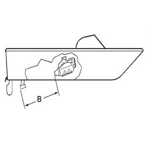 1-1/8" X 5" A.R.E. Inboard Shaft System Splined Inverted Coupler Hurth