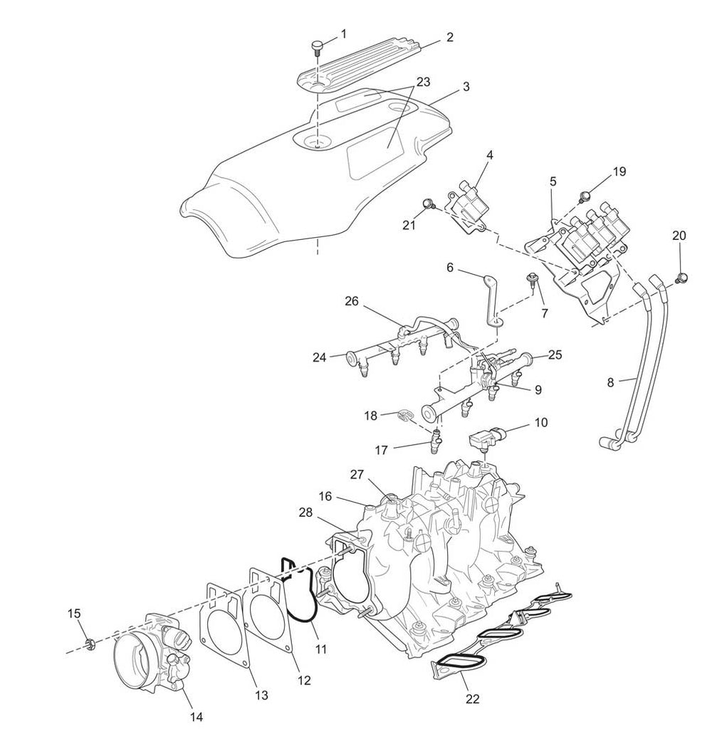 Fuel Rail Assembly <b>Starboard</b> - Right Side PCM 6.0L PCM OEM R086003