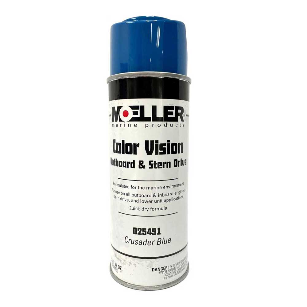 Paint Crusader Blue Color Vision Paint By Moeller Marine 12 Oz. OEM 25491