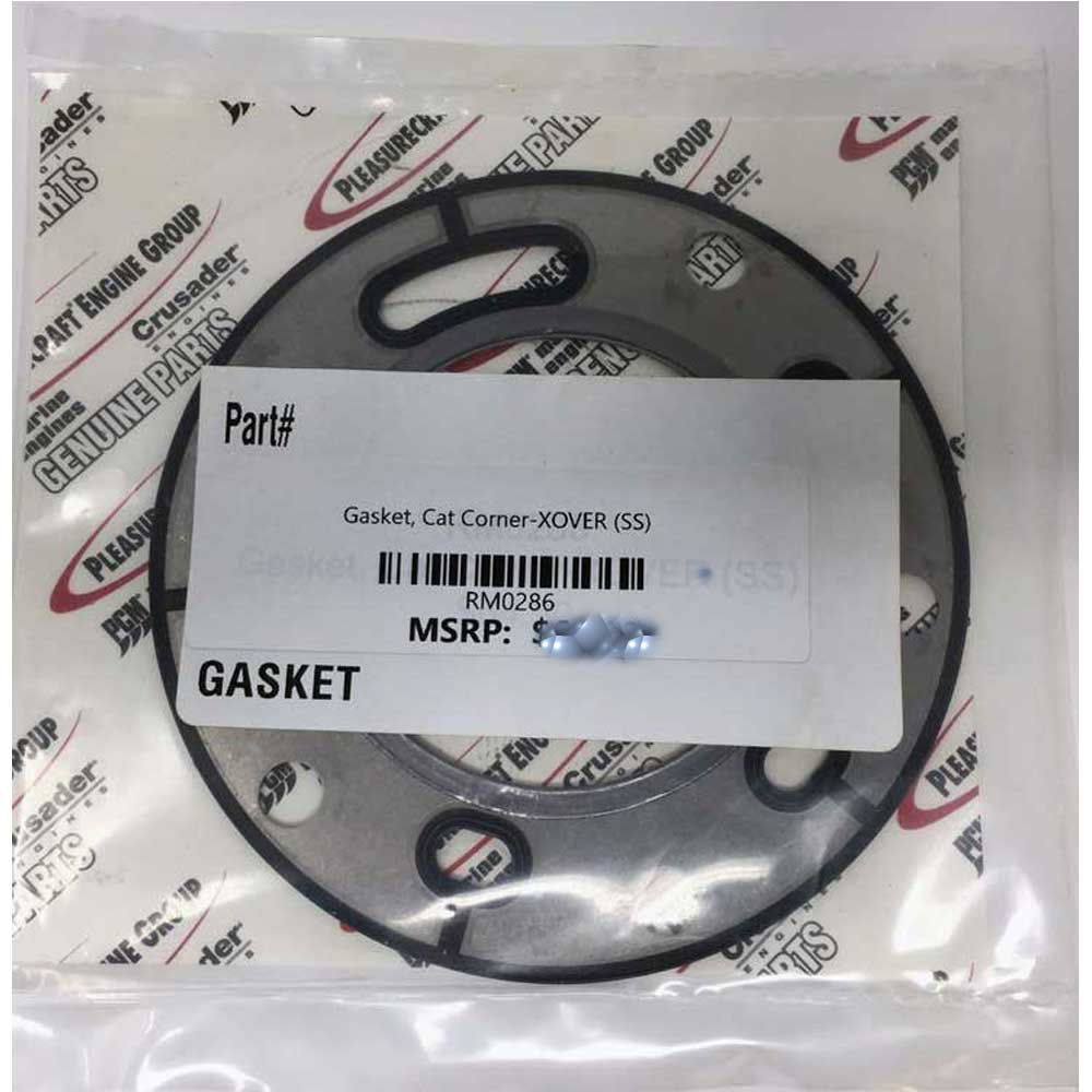 Manifold Corner To Cross Over CAT Gasket - All years - RM0286