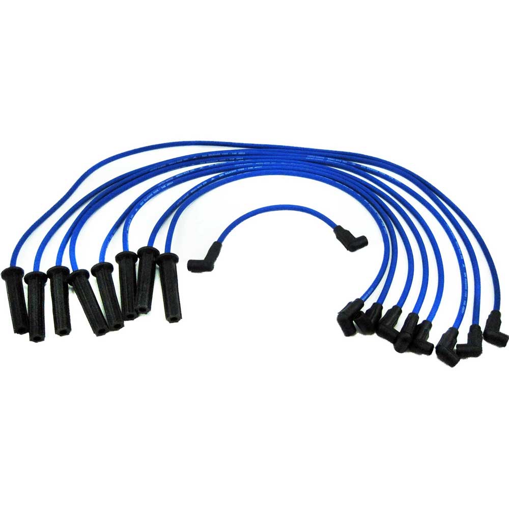 Wire Set Spark Plug and Coil Delco EST V8 Spark Plug Wire Set Blue UIW-203